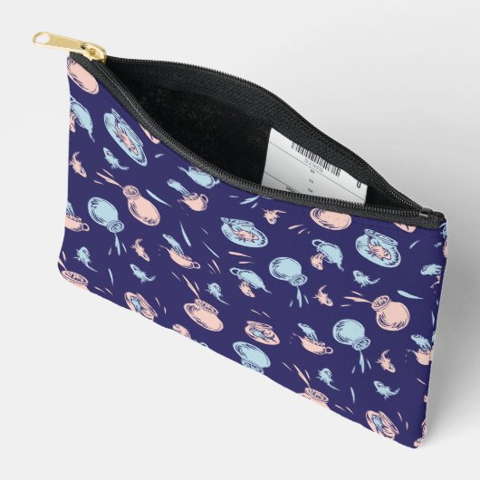 Kat in het Pet | Het vispatroon Etui (Open)