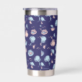 Kat in het Pet | Het vispatroon Geïsoleerde Drinkbeker (Rechts)