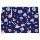 Kat in het Pet | Het vispatroon Groot Cadeauzakje (Voorkant)