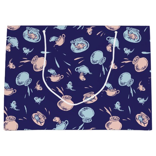 Kat in het Pet | Het vispatroon Groot Cadeauzakje (Voorkant)