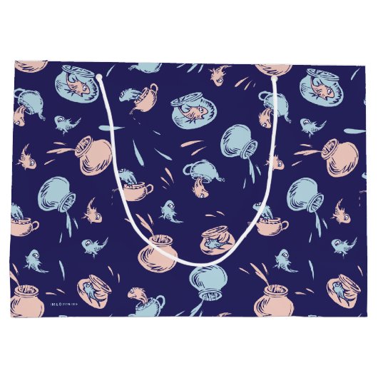 Kat in het Pet | Het vispatroon Groot Cadeauzakje (Achterkant)