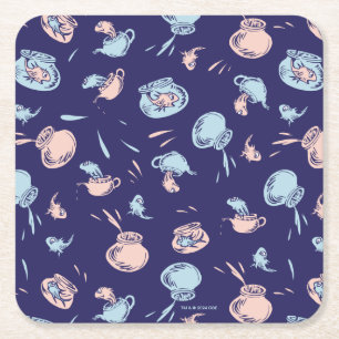 Kat in het Pet   Het vispatroon Kartonnen Onderzetters