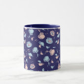 Kat in het Pet | Het vispatroon Mok (Midden)