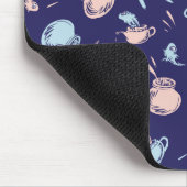 Kat in het Pet | Het vispatroon Muismat (Hoek)