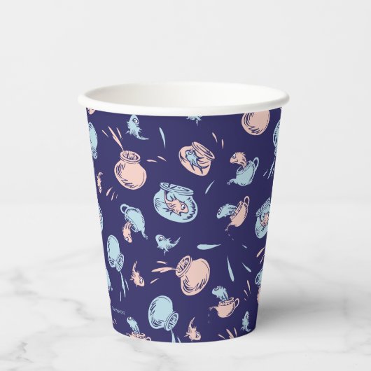 Kat in het Pet | Het vispatroon Papieren Bekers