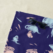 Kat in het Pet | Het vispatroon Strandlaken (In situ)