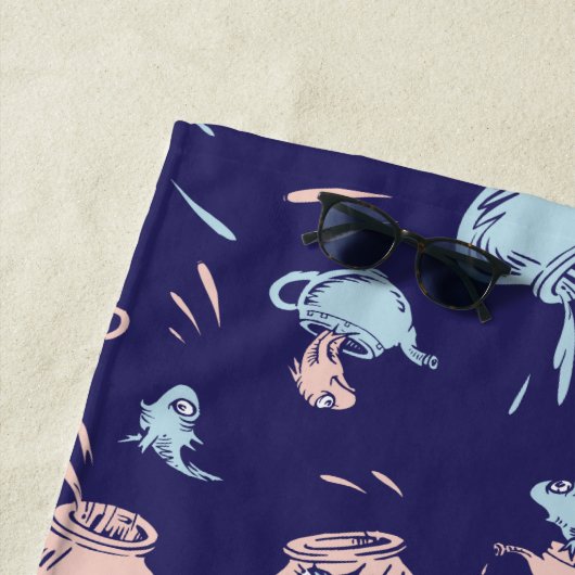 Kat in het Pet | Het vispatroon Strandlaken (In situ)