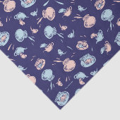 Kat in het Pet | Het vispatroon Tissuepapier (Detail)