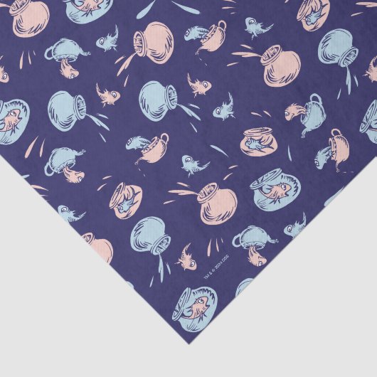 Kat in het Pet | Het vispatroon Tissuepapier (Detail)