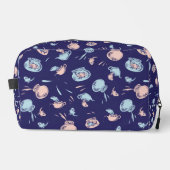 Kat in het Pet | Het vispatroon Toilettasje (Voorkant)