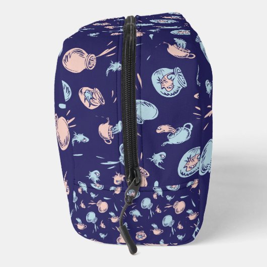 Kat in het Pet | Het vispatroon Toilettasje (Rechts)