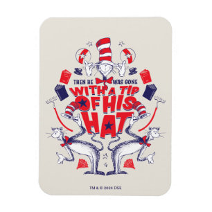 Kat in het Pet Hij was weg met een tip van zijn Pe Magneet