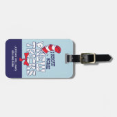 Kat in het Pet | Ik ken nieuwe trucjes Bagagelabel (Voorkant horizontaal)