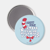 Kat in het Pet | Ik ken nieuwe trucjes Magneet (Voorkant / Achterkant)