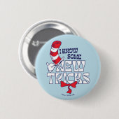 Kat in het Pet | Ik ken nieuwe trucjes Ronde Button 5,7 Cm (Voorkant /achterkant)