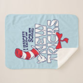 Kat in het Pet | Ik ken nieuwe trucjes Sherpa Deken (Voorkant (horizontaal))