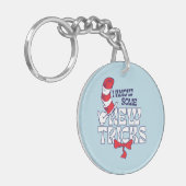 Kat in het Pet | Ik ken nieuwe trucjes Sleutelhanger (Voorkant Links)