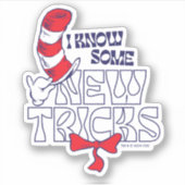 Kat in het Pet | Ik ken nieuwe trucjes Sticker (Voorkant)