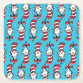 Kat in het Pet Kartonnen Onderzetters (Voorkant)