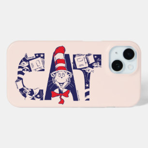 Kat in het Pet   Kattengezichtstekst iPhone 15 Case