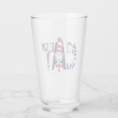 Kat in het Pet | Kattengezichtstekst Glas (Achterkant)