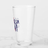 Kat in het Pet | Kattengezichtstekst Glas (Links)