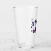 Kat in het Pet | Kattengezichtstekst Glas (Rechts)