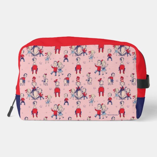 Kat in het Pet | Kattengezichtstekst Toilettasje (Achterkant)