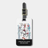 Kat in het Pet | Kijk me aan Bagagelabel (Voorkant verticaal)