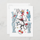 Kat in het Pet | Kijk me aan Briefkaart (Voorkant / Achterkant)