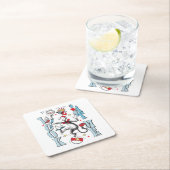 Kat in het Pet | Kijk me aan Kartonnen Onderzetters (Insitu)