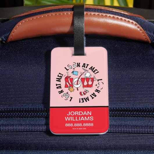 Kat in het Pet | Kijk me aan! Kijk me aan! Bagagelabel (Achter Insitu 4)