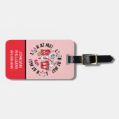 Kat in het Pet | Kijk me aan! Kijk me aan! Bagagelabel (Voorkant horizontaal)