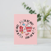 Kat in het Pet | Kijk me aan! Kijk me aan! Briefkaart (Staand voorkant)