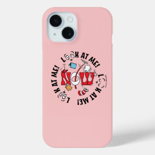 Kat in het Pet Kijk me aan! Kijk me aan! iPhone 15 Case