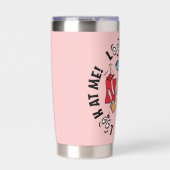 Kat in het Pet | Kijk me aan! Kijk me aan! Geïsoleerde Drinkbeker (Voorkant)