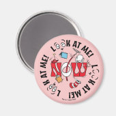 Kat in het Pet | Kijk me aan! Kijk me aan! Magneet (Voorkant / Achterkant)