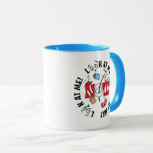 Kat in het Pet | Kijk me aan! Kijk me aan! Mok (Voorkant rechts)