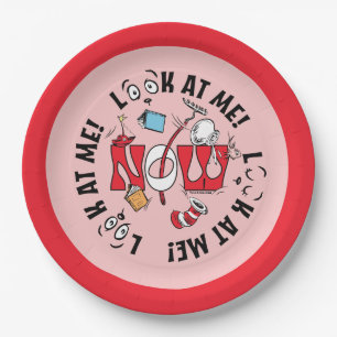 Kat in het Pet   Kijk me aan! Kijk me aan! Papieren Bordje