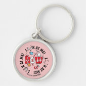 Kat in het Pet | Kijk me aan! Kijk me aan! Sleutelhanger (Voorkant)