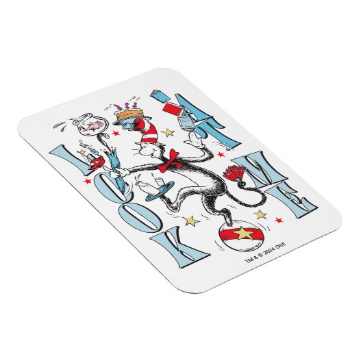 Kat in het Pet | Kijk me aan Magneet (Rechterzijde)