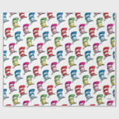 Kat in het Pet Kleurrijk Pet Patroon Cadeaupapier (Vlak)