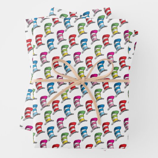 Kat in het Pet Kleurrijk Pet Patroon Inpakpapier Vel (In situ)