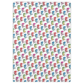 Kat in het Pet Kleurrijk Pet Patroon Klembord (Achterkant)