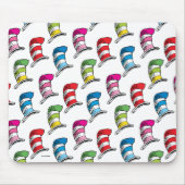 Kat in het Pet Kleurrijk Pet Patroon Muismat (Voorkant)