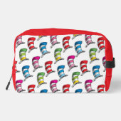 Kat in het Pet Kleurrijk Pet Patroon Toilettasje (Achterkant)