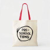 Kat in het Pet | kleuterschool Tote Bag (Voorkant)