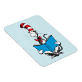 Kat in het Pet Lezen Magneet (Rechterzijde)