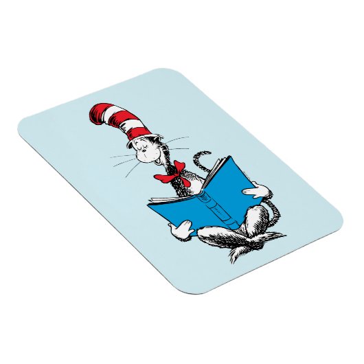 Kat in het Pet Lezen Magneet (Rechterzijde)