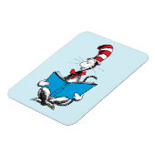 Kat in het Pet Lezen Magneet (Linkerzijde)